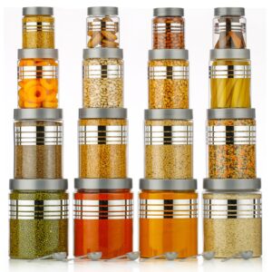 SILVER LINE CONTAINER  16 PCS SET (16 SPOON)