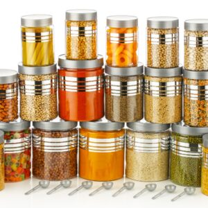 SILVER LINE CONTAINER  24 PCS SET (24 SPOON)