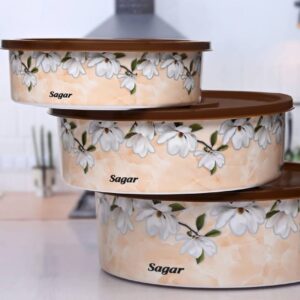 SUPREM 3 PCS CONTAINER SET (BROWN)
