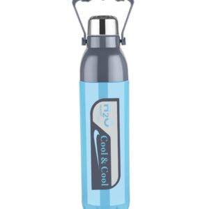 COOL FRESH DOUBLE INSULATED WALL WITH HANDLE 1100 ML WATER BOTTLE (BLUE/PINK/RED)